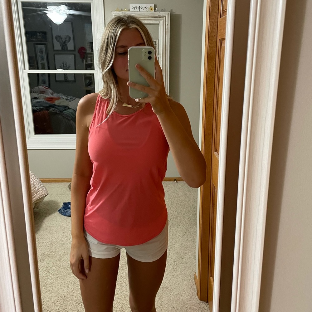 Hot pink lululemon tank top